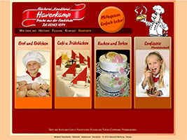 Website Bäckerei Haverkamp